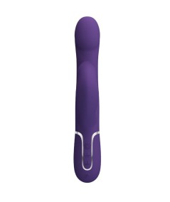 PRETTY LOVE - ZALIN VIBRADOR RABBIT PERLAS 4 EN 1 MORADO