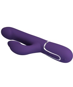 PRETTY LOVE - ZALIN VIBRADOR RABBIT PERLAS 4 EN 1 MORADO