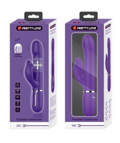 PRETTY LOVE - ZALIN VIBRADOR RABBIT PERLAS 4 EN 1 MORADO