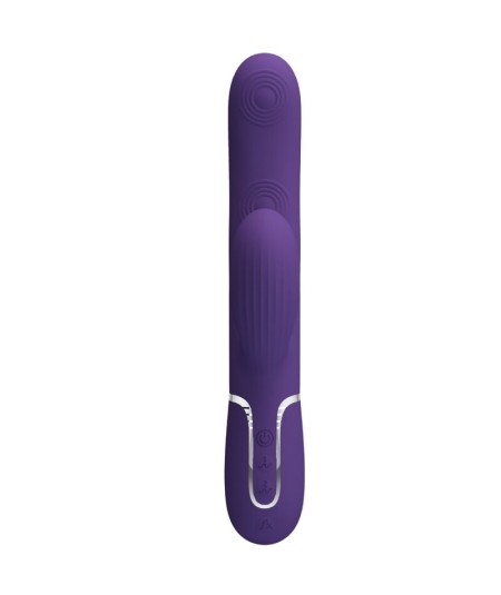 PRETTY LOVE - PERLITA VIBRADOR PUNTO G 3 EN 1 MULTIFUNCIÓN MORADO