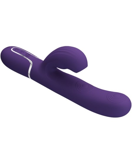 PRETTY LOVE - PERLITA VIBRADOR PUNTO G 3 EN 1 MULTIFUNCIÓN MORADO