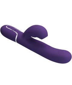 PRETTY LOVE - PERLITA VIBRADOR PUNTO G 3 EN 1 MULTIFUNCIÓN MORADO