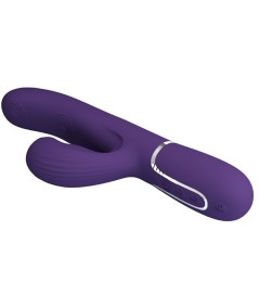 PRETTY LOVE - PERLITA VIBRADOR PUNTO G 3 EN 1 MULTIFUNCIÓN MORADO