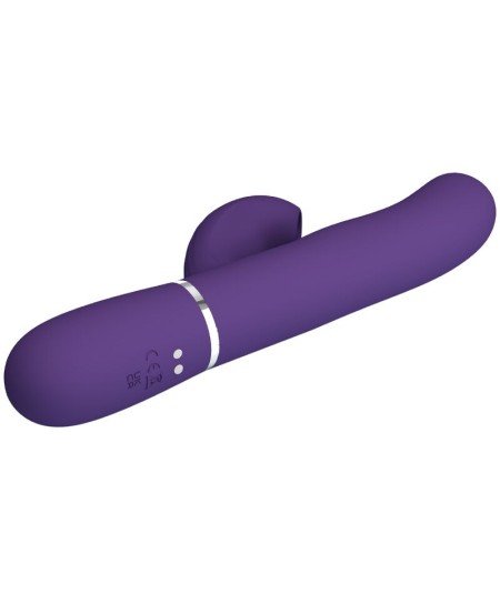 PRETTY LOVE - PERLITA VIBRADOR PUNTO G 3 EN 1 MULTIFUNCIÓN MORADO