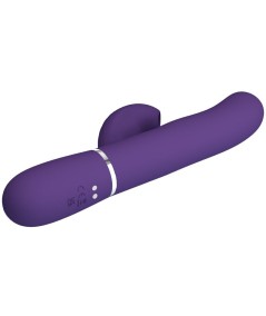 PRETTY LOVE - PERLITA VIBRADOR PUNTO G 3 EN 1 MULTIFUNCIÓN MORADO