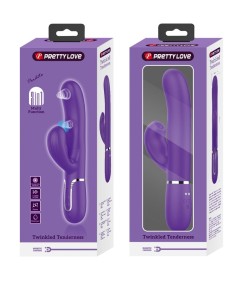 PRETTY LOVE - PERLITA VIBRADOR PUNTO G 3 EN 1 MULTIFUNCIÓN MORADO