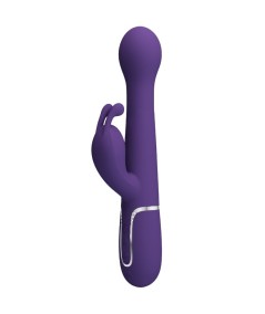 PRETTY LOVE - DEJON VIBRADOR RABBIT 3 EN 1 MULTIFUNCIÓN MORADO