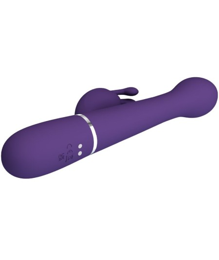 PRETTY LOVE - DEJON VIBRADOR RABBIT 3 EN 1 MULTIFUNCIÓN MORADO