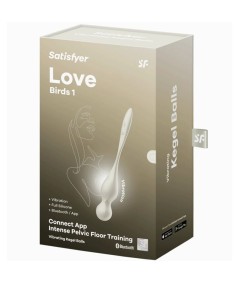 SATISFYER - LOVE BIRDS BOLAS KEGEL VIBRADORAS BLANCO