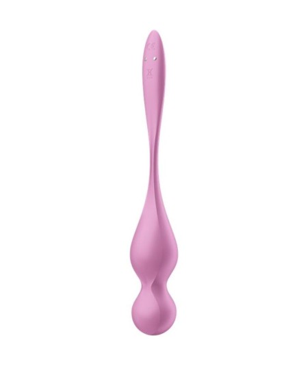 SATISFYER - LOVE BIRDS BOLAS KEGEL VIBRADORAS ROSA