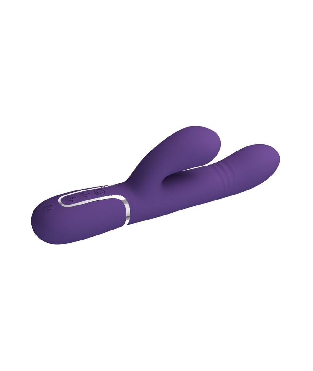 PRETTY LOVE - VIBRADOR PUNTO G MULTIFUNCIÓN MORADO