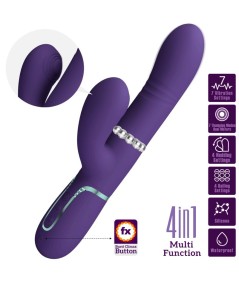 PRETTY LOVE - VIBRADOR PUNTO G MULTIFUNCIÓN MORADO