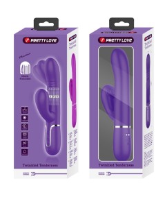 PRETTY LOVE - VIBRADOR PUNTO G MULTIFUNCIÓN MORADO