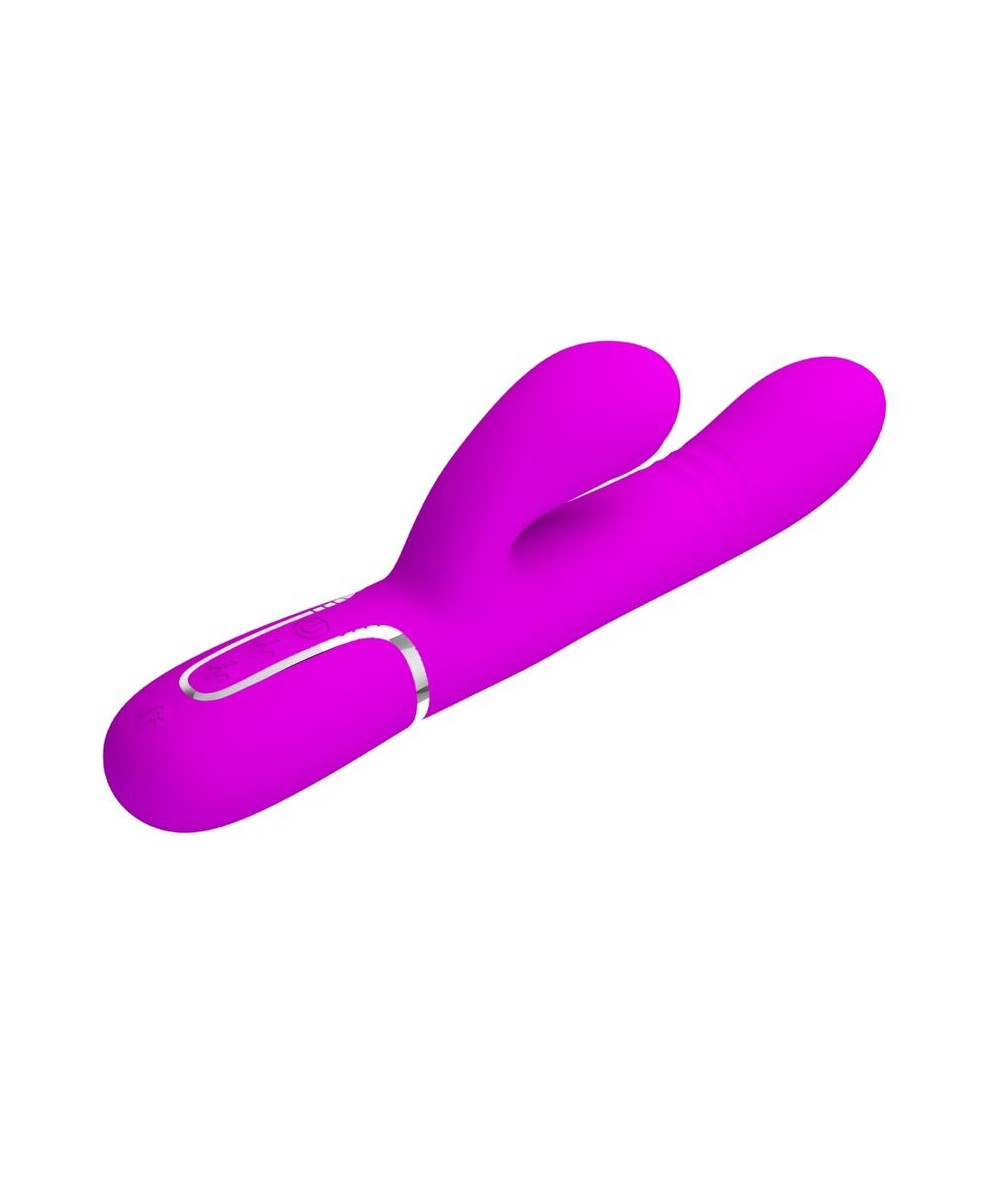 PRETTY LOVE - VIBRADOR PUNTO G MULTIFUNCIÓN FUCSIA