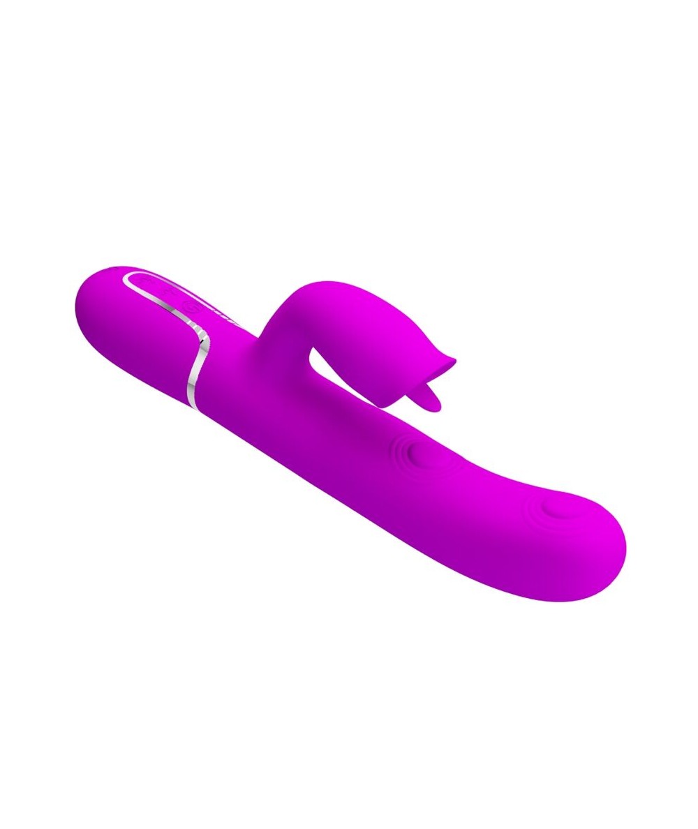 PRETTY LOVE - VIBRADOR RABBIT CON LICKING FUCSIA