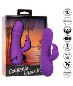 CALEXOTICS - MANHATTAN BEACH MARVEL VIBRADOR RABBIT MORADO BY CALIFORNIA DREAMING