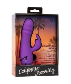 CALEXOTICS - MANHATTAN BEACH MARVEL VIBRADOR RABBIT MORADO BY CALIFORNIA DREAMING