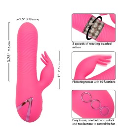 CALEXOTICS - SACRAMENTO SWEETIE VIBRADOR RABBIT ROSA BY CALIFORNIA DREAMING