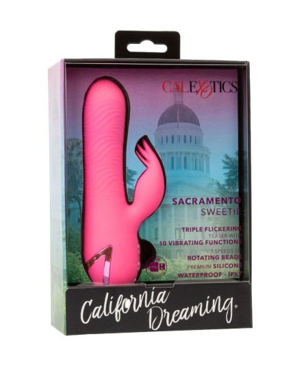 CALEXOTICS - SACRAMENTO SWEETIE VIBRADOR RABBIT ROSA BY CALIFORNIA DREAMING