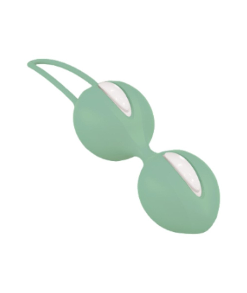 FUN FACTORY - SMARTBALLS DUO BOLAS PELVICAS BLANCO / VERDE PISTACHO