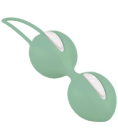 FUN FACTORY - SMARTBALLS DUO BOLAS PELVICAS BLANCO / VERDE PISTACHO