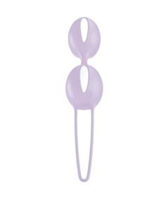 FUN FACTORY - SMARTBALLS DUO BOLAS PELVICAS BLANCO / LILA PASTEL