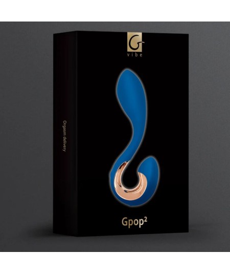 G-VIBE - GPOP 2 VIBRADOR PUNTO G Y P AZUL INDIGO