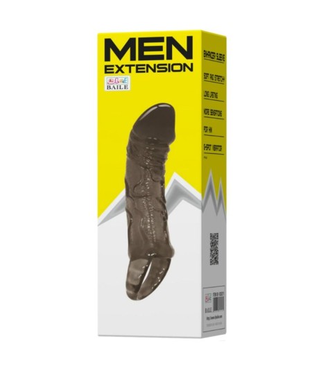 BAILE - FUNDA EXTENSORA PENE CON STRAP PARA TESTICULOS 11.5 CM