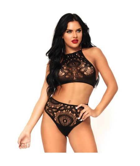 LEG AVENUE - SET 2 PIEZAS TOP Y PANTIES M/L