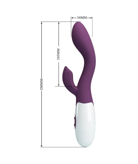 PRETTY LOVE - BRIGHTY VIBRADOR PUNTO G MORADO