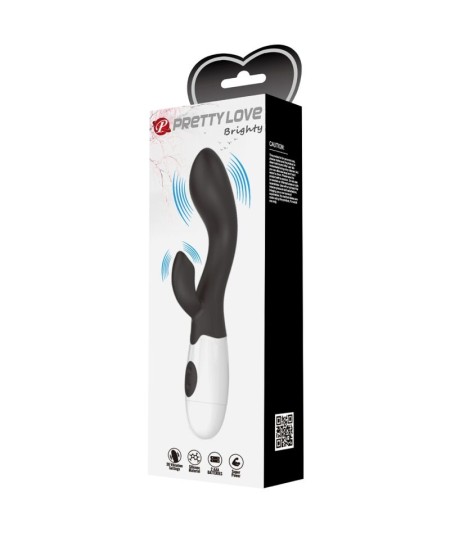 PRETTY LOVE - BRIGHTY VIBRADOR PUNTO G NEGRO