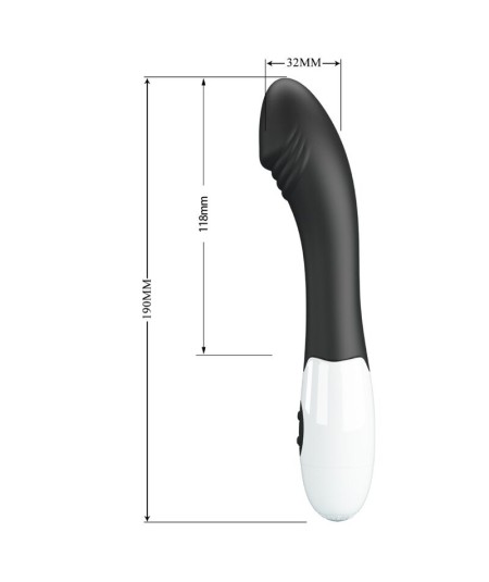 PRETTY LOVE - ELEMENTAL VIBRADOR PUNTO G 30 MODOS NEGRO