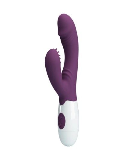 PRETTY LOVE - ANDRE VIBRADOR RABBIT & ESTIMULADOR PUNTO G MORADO