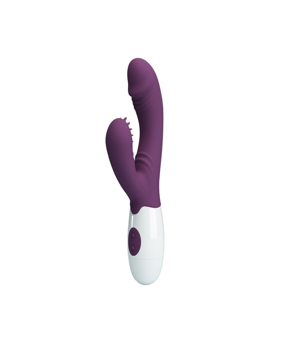 PRETTY LOVE - ANDRE VIBRADOR RABBIT & ESTIMULADOR PUNTO G MORADO