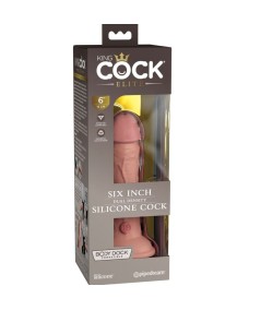 KING COCK - ELITE DILDO REALISTICO SILICONA 15.2 CM