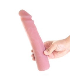 BAILE - DILDO SILICONA TACTO PIEL REALISTICO 23 CM