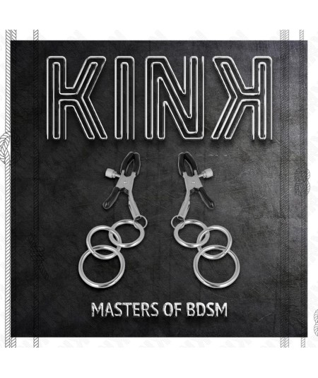 KINK - PINZAS PARA PEZONES CON 3 AROS 6 CM