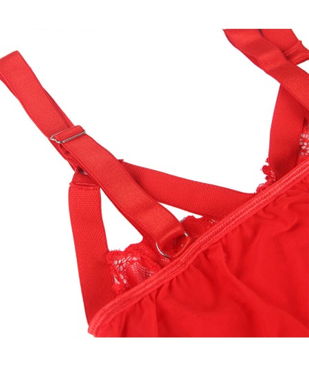 SUBBLIME - TEDDY CON LIGUERO DETALLE TIRAS PECHO ROJO S/M