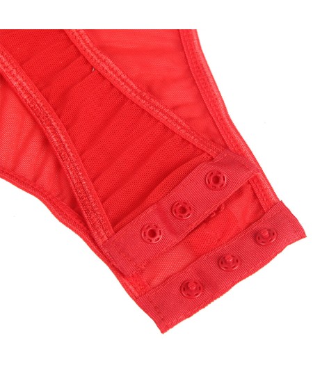 SUBBLIME - TEDDY CON LIGUERO DETALLE TIRAS PECHO ROJO S/M