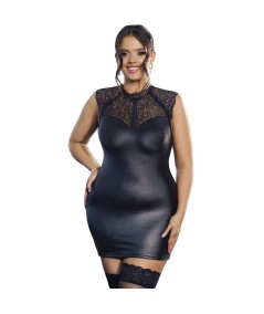 SUBBLIME - VESTIDO SEXY DE CUERO L/XL