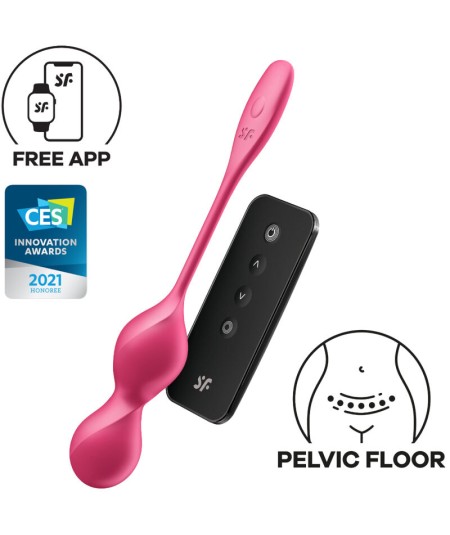 SATISFYER - LOVE BIRDS 2 BOLAS KEGEL VIBRADORAS + APP GRATUITA