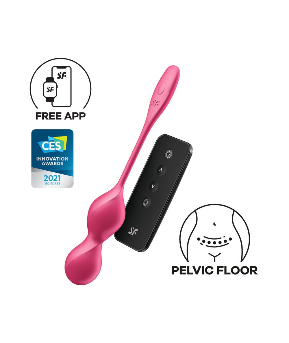 SATISFYER - LOVE BIRDS 2 BOLAS KEGEL VIBRADORAS + APP GRATUITA