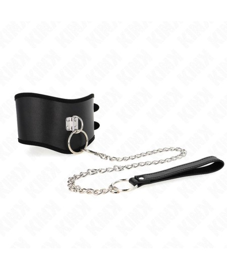 KINK - COLLAR CON CORREA 65 CM ANCHO NEGRO AJUSTABLE 40-55 CM X 10 CM