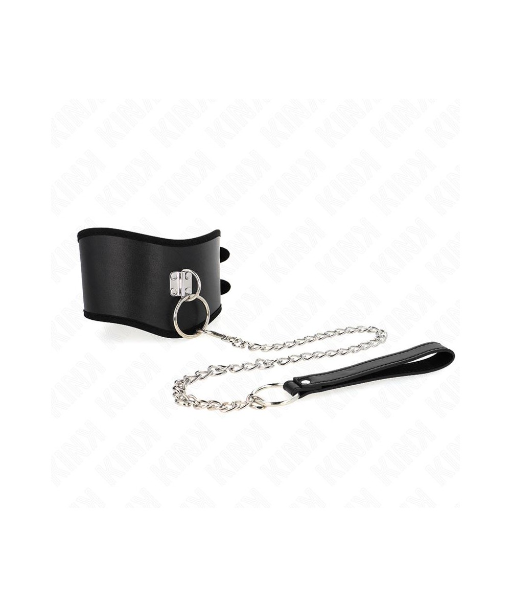 KINK - COLLAR CON CORREA 65 CM ANCHO NEGRO AJUSTABLE 40-55 CM X 10 CM