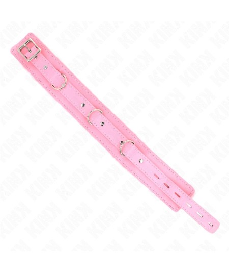 KINK - COLLAR CON CORREA 65 CM CON RESTRICCIONES ROSA AJUSTABLE 36-42 CM X 5.5 CM