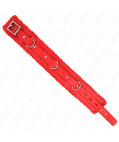 KINK - COLLAR CON CORREA 65 CM CON RESTRICCIONES ROJO AJUSTABLE 36-42 CM X 5.5 CM