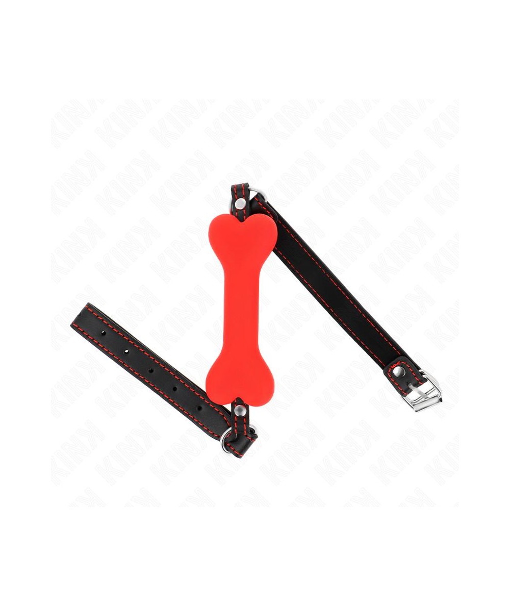 KINK - MORDAZA DE HUESO 12 CM ROJO 63 x 2 CM