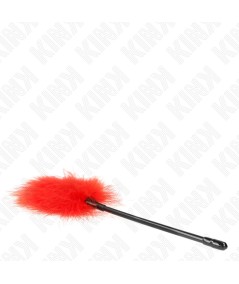 KINK - PLUMAS PARA COSQUILLAS ROJO USADO PARA EL KIT BONDAGE 27 CM