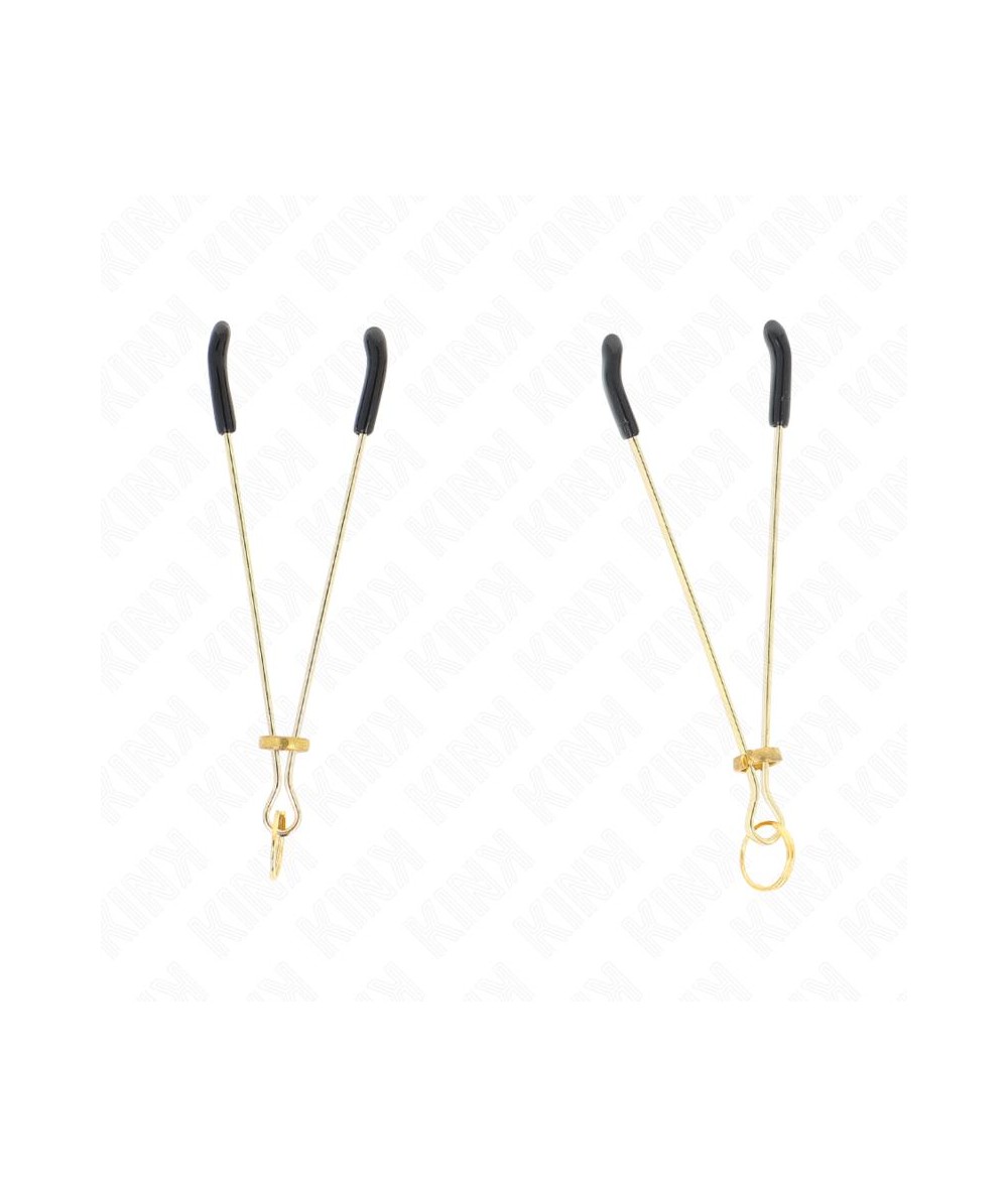 KINK - PINZAS PARA PEZONES FINA DORADO 7 CM