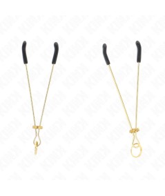 KINK - PINZAS PARA PEZONES FINA DORADO 7 CM